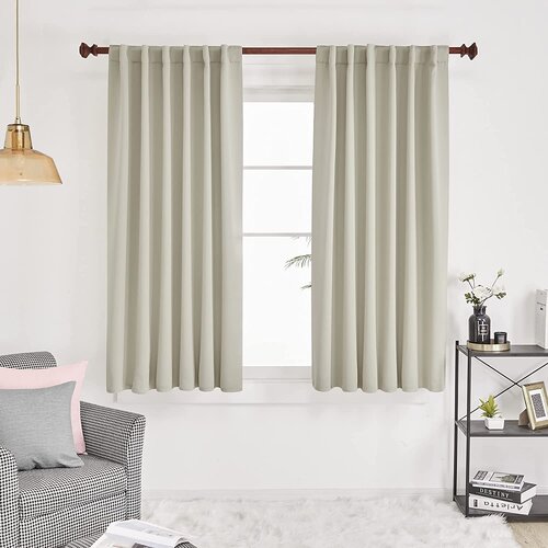 Darlington Polyester Room Darkening Curtain Pair (Set of 2)